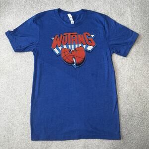 Wutang Clan New York Knicks Blue Shirt Small Wu York Knicks Hip Hop NBA Mash Up
